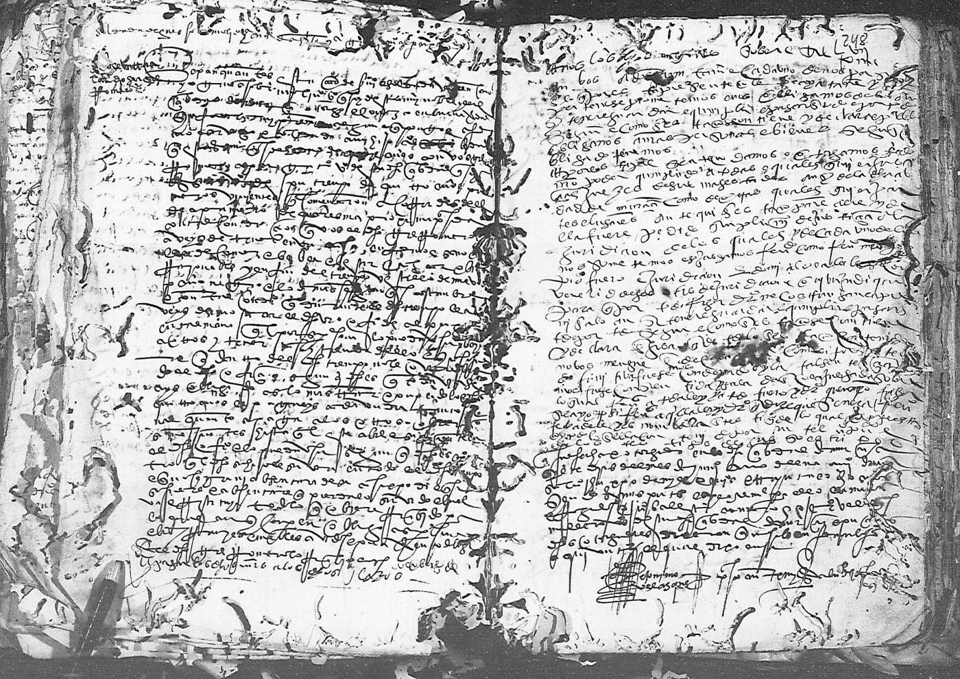 Registro de Alvaro de Bascuñana, Murcia de 1538-1550.
